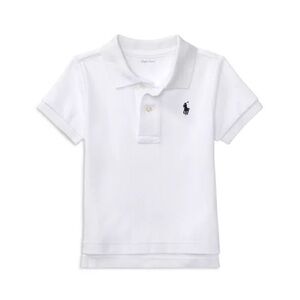 Ralph Lauren Baby Polo Shirt in White, 12 months